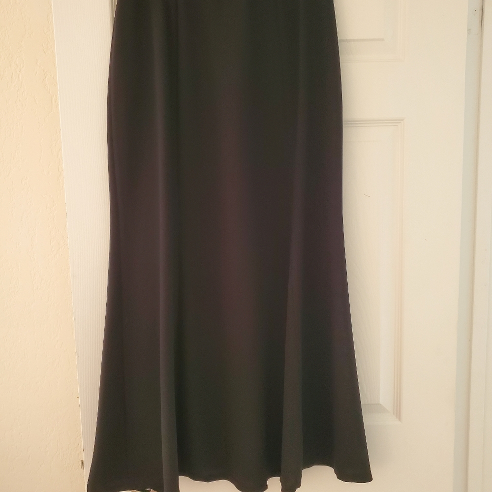 Chetta B black Maxi A-Line Skirt